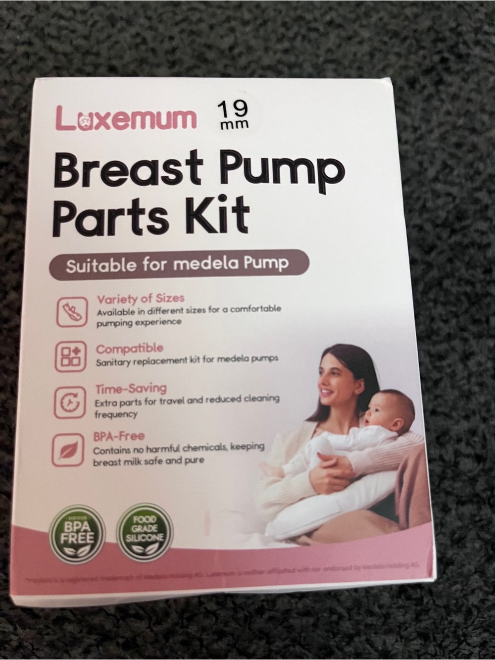 Luxemurm Breast Pump Parts Kit for medela pump